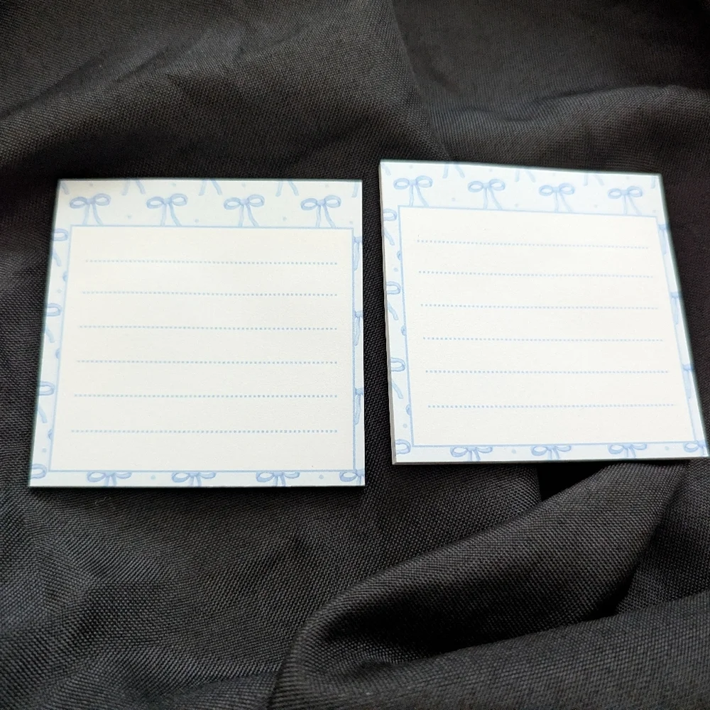 Blue Decorative Note Cards for Parties